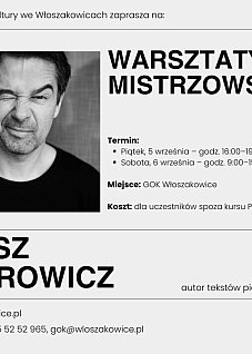 Warsztaty Mistrzowskie z Januszem Onufrowiczem we Włoszakowicach