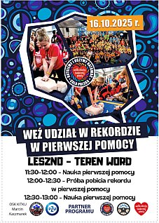 Pobijemy rekord w pierwszej pomocy - Leszno