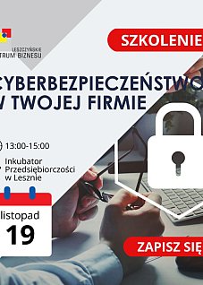 Cyberbezpieczeństwo w Twojej firmie - szkolenie