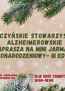 Jarmark Bożonarodzeniowy Stowarzyszenia Alzheimerowskiego