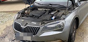 Pożar garażu. Uszkodzone także auto