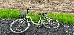 Rowerzystka potrącona przez samochód (zdjęcia)