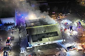 Duży pożar w Rawiczu. Olbrzymie straty-11766