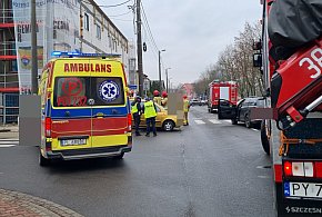 Stłuczka na ulicy 55 Pułku Piechoty w Lesznie (zdjęcia)-81123