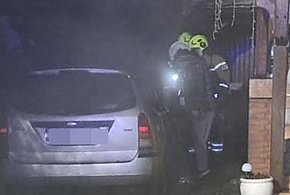 Spalił się ford focus. Auto stało na posesji (zdjęcia)-82231