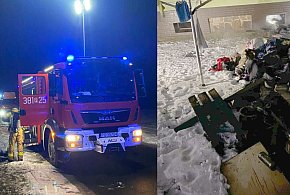 Od zwarcia spaliła się spiżarnia. Są duże straty (zdjęcia)-82369