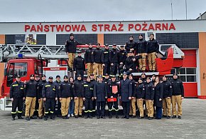 Ostatnia służba Tomasza Musiała. Tak go pożegnali strażacy (zdjęcia, film)