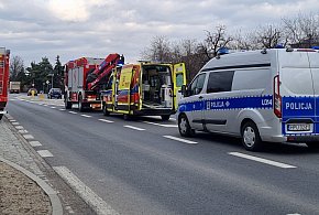 Policja ustala co stało się przy ulicy Osieckiej (zdjęcia)