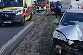 Wypadek na S5. Policja wykonuje czynności. Droga jest zamknięta (zdjęcia)