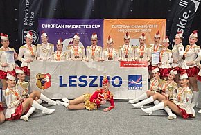 Dwa złota i srebro mażoretek z Orkiestry Dętej Miasta Leszna (zdjęcia)