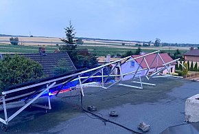 Burza przysporzyła pracy strażakom. Mieli mnóstwo interwencji (zdjęcia)