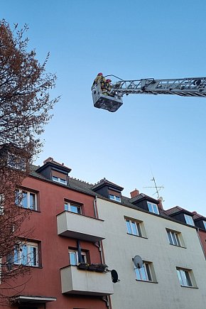 Trzy wozy strażackie przy ul. Dąbrowskiego-11512