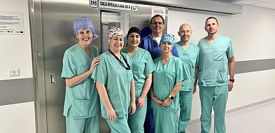 Przełomowy zabieg w szpitalu w Lesznie! Pacjent już został wypisany do domu