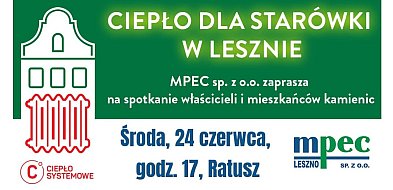 Ciepło dla Starówki. Miasto oferuje dotacje, MPEC darmowe przyłącza