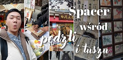 Spacer wśród pędzli i tuszu