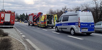 Policja ustala co stało się przy ulicy Osieckiej (zdjęcia)