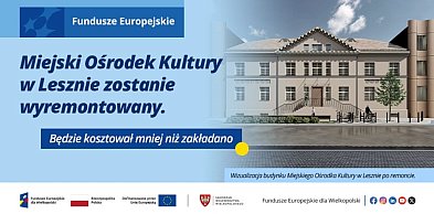 Miejski Ośrodek Kultury w Lesznie zostanie wyremontowany