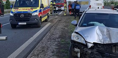 Wypadek na S5. Policja wykonuje czynności. Droga jest zamknięta (zdjęcia)