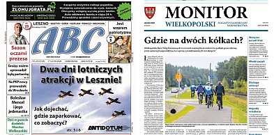 Razem z najnowszą gazetą ABC Monitor Wielkopolski