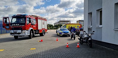 Wypadek na placu manewrowym WORD w Lesznie. Poszkodowana kobieta (zdjęcia)-78505