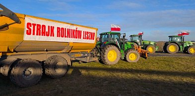 Strajk rolników na trasie ekspresowej S5 w okolicy Leszna (zdjęcia)-81931