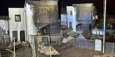 Spaliła się altana. Pożar przeniósł się na dom (zdjęcia)