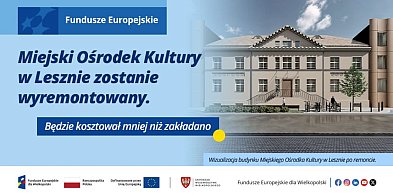 Miejski Ośrodek Kultury w Lesznie zostanie wyremontowany