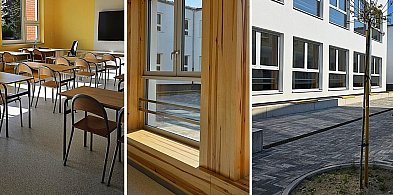 Uczniowie z Wilkowic rozpoczynają naukę w rozbudowanej szkole (zdjęcia)