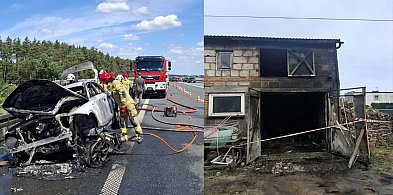 Dwa pożary w Boże Ciało. Straty są znaczne (zdjęcia)