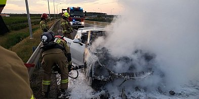 Samochód zapalił się na S5. Straty są spore (zdjęcia)