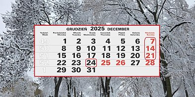 Grudzień 2025 będzie wyjątkowy! Są nowości w kalendarzu-80907