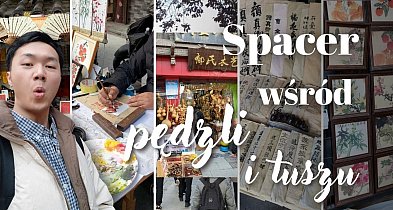 Spacer wśród pędzli i tuszu