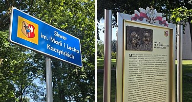 Skwer im. Marii i Lecha Kaczyńskich. W końcu został oznaczony (zdjęcia)