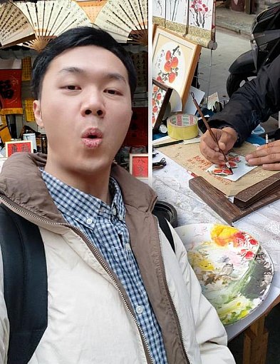 Spacer wśród pędzli i tuszu