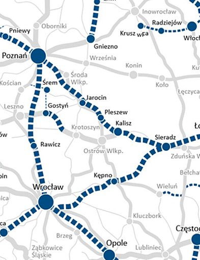 Pociągi do Warszawy ominą Leszno. Nasze miasto wypada też z nowej trasy...