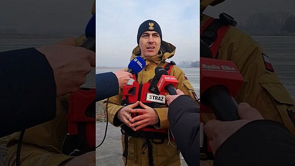 Ćwiczenia strażackie na zbiorniku Rydzyna