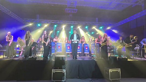 Orkiestra z Ponieca zagrała w Wilkowicach