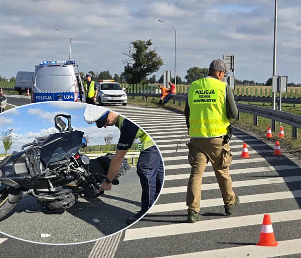 Śmiertelny wypadek motocyklisty. Zginął mieszkaniec Leszna (zdjęcia)-78566