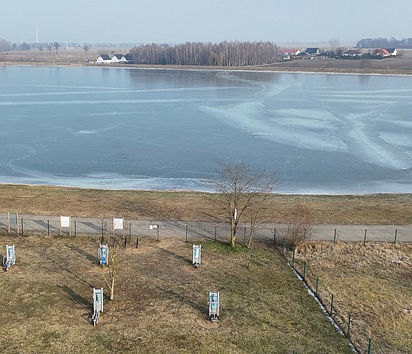Zbiornik w Rydzynie. Tylko teraz takie widoki! (zdjęcia, film)