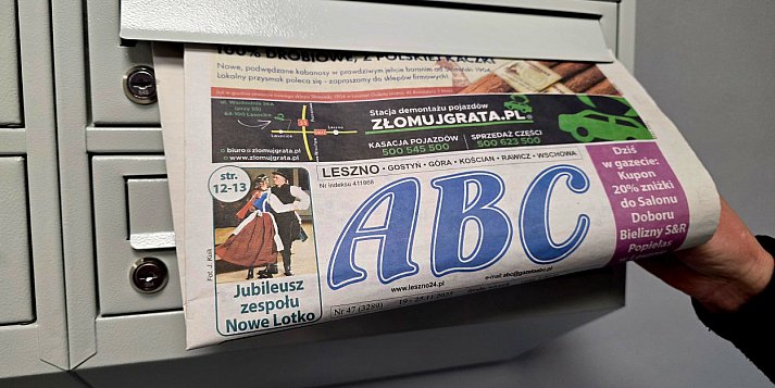 Ostatnie dni zapisów na prenumeratę gazety ABC na 2026