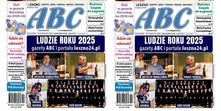 Oto Ludzie Roku 2025! Wybrani przez dziennikarzy ABC i leszno24.pl