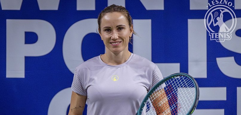Katarzyna Kawa już trenuje na kortach Akwawit w Lesznie