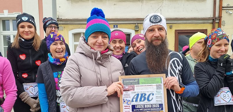 Bieg dla WOŚP w Rydzynie. Wśród biegaczy Bartosz, nasz.. (zdjęcia, film)