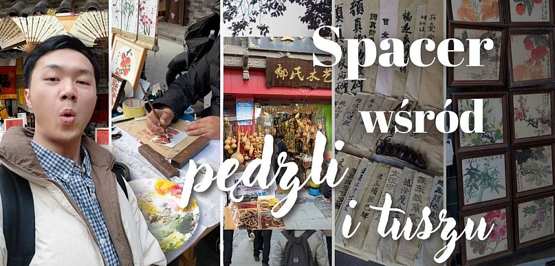 Spacer wśród pędzli i tuszu