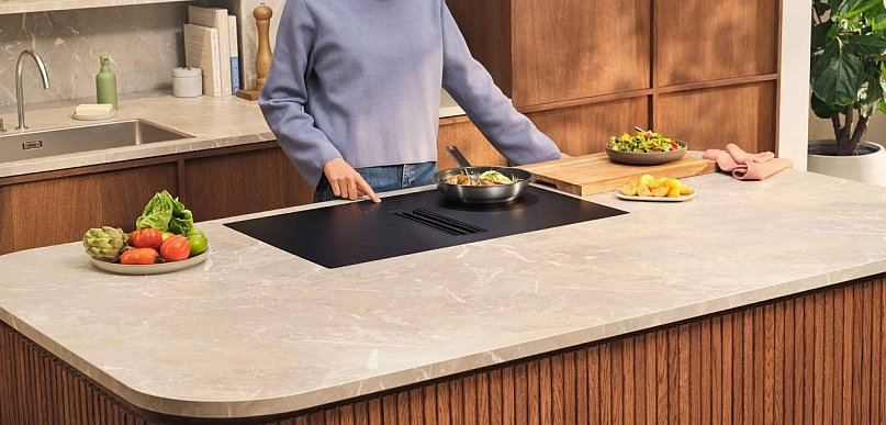 Płyta indukcyjna SaphirMatt® jest odporna, elegancka i łatwa do utrzymania w czyst