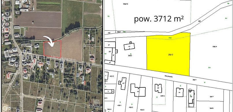 Na sprzedaż działka pod zabudowę w Przybyszewie