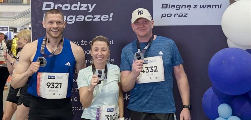 Nasi policjanci startowali w poznańskim półmaratonie (zdjęcia)