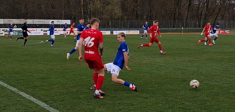 Piłkarzom KP Polonia 1912 Leszno nie udał się rewanż