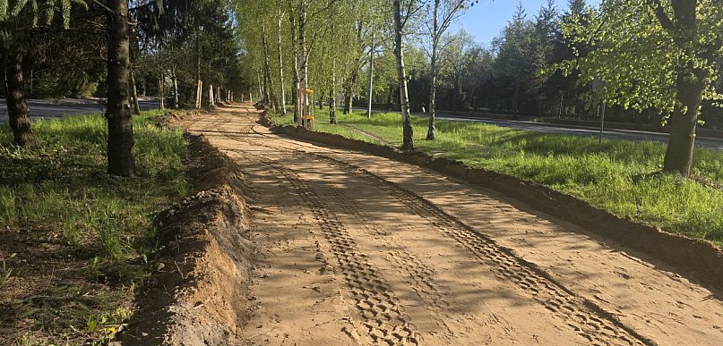 W Lesznie będzie nowa ścieżka rowerowa. Trochę zakręcona (zdjęcia, film)