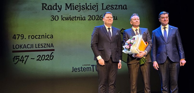 Bernardyna Kaźmierczak i Adam Kenkel - Zasłużeni dla Miasta Leszna (zdjęcia)